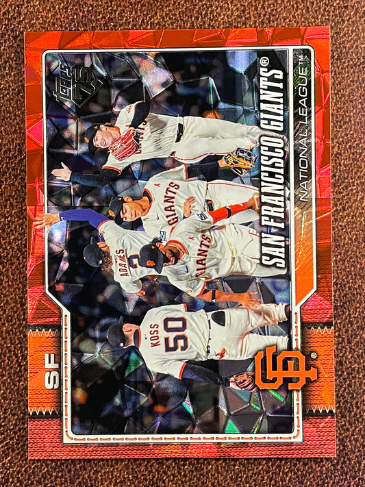 Team Card - 2026 Topps Series 2 - RED Diamante /5 - Giants