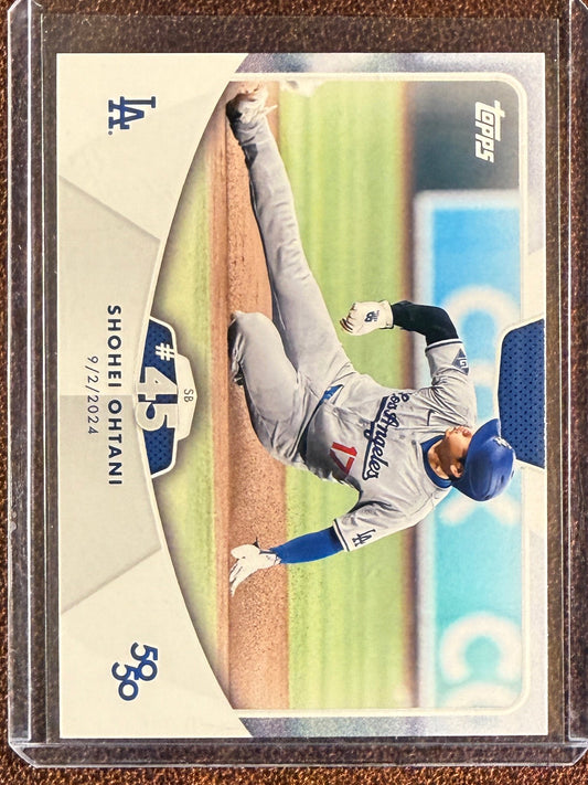 Shohei Ohtani - 2024 Topps 50/50 - SB #45 Base - Dodgers