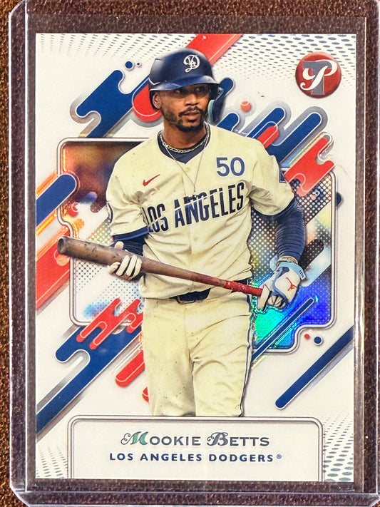 Mookie Betts - 2025 Topps Pristine - Refractor - Dodgers