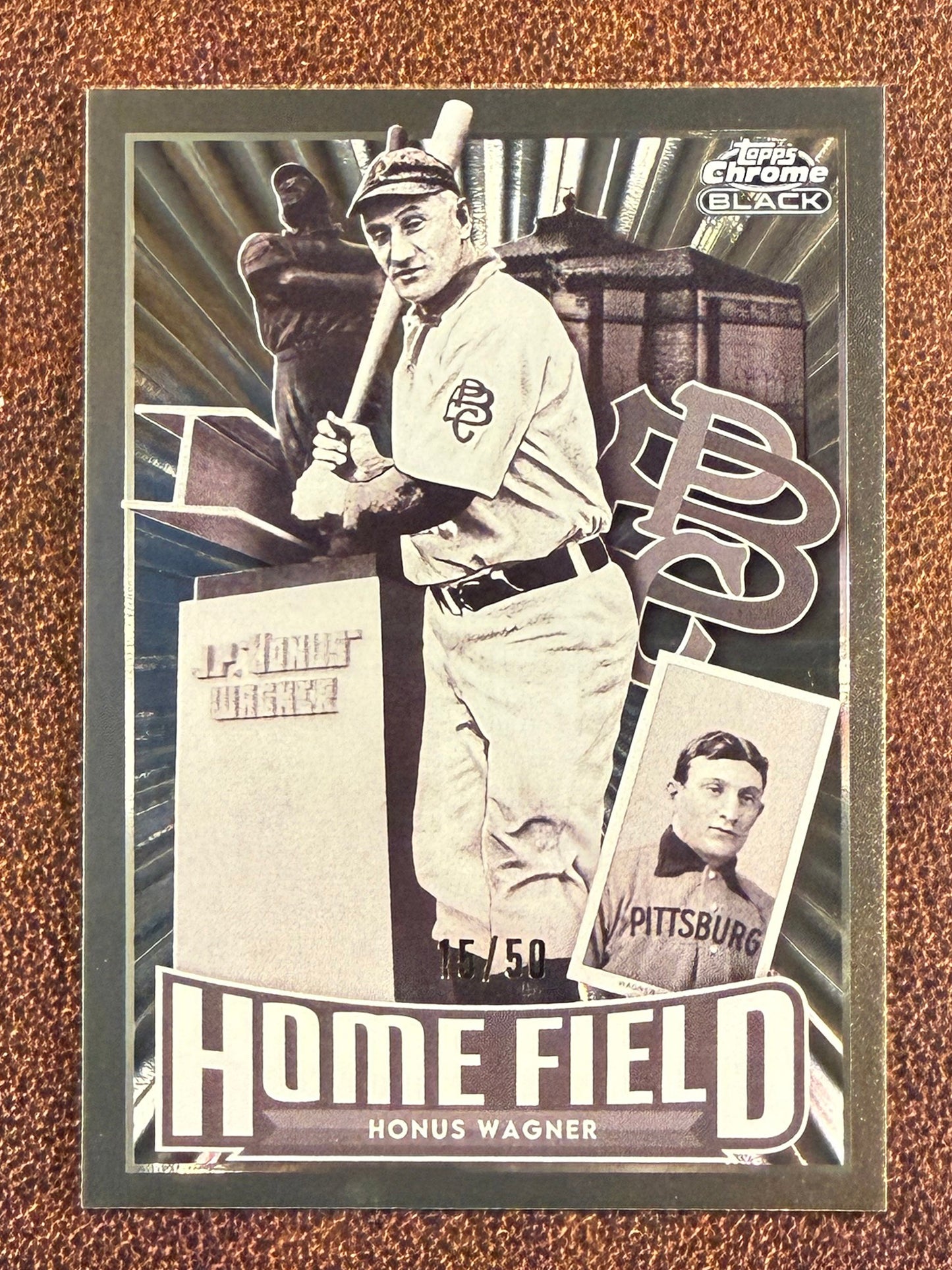 Honus Wagner - 2026 Bowman Chrome Black - Home Field /50 - Pirates