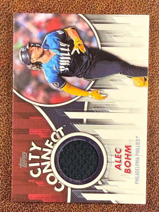 Alec Bohm - 2026 Topps Series 2 - City Connect RELIC - Phillies