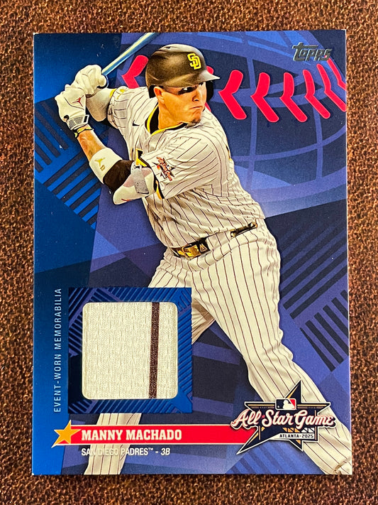 Manny Machado - 2025 Topps Update - All Star Stitches (*Corner Whiting*) - Padres