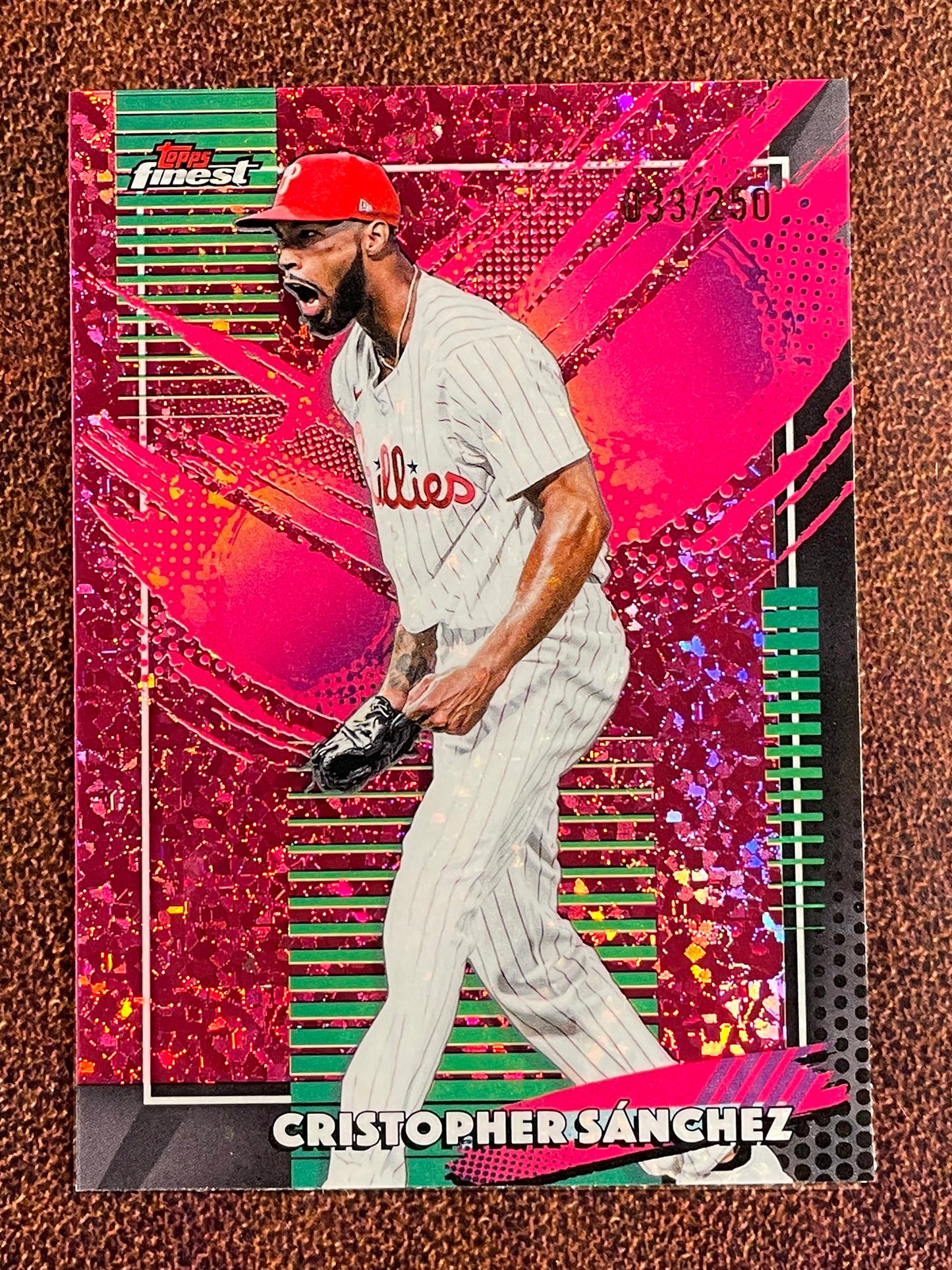 Cristopher Sanchez - 2026  Topps Finest - PINK Rare /250 - Phillies