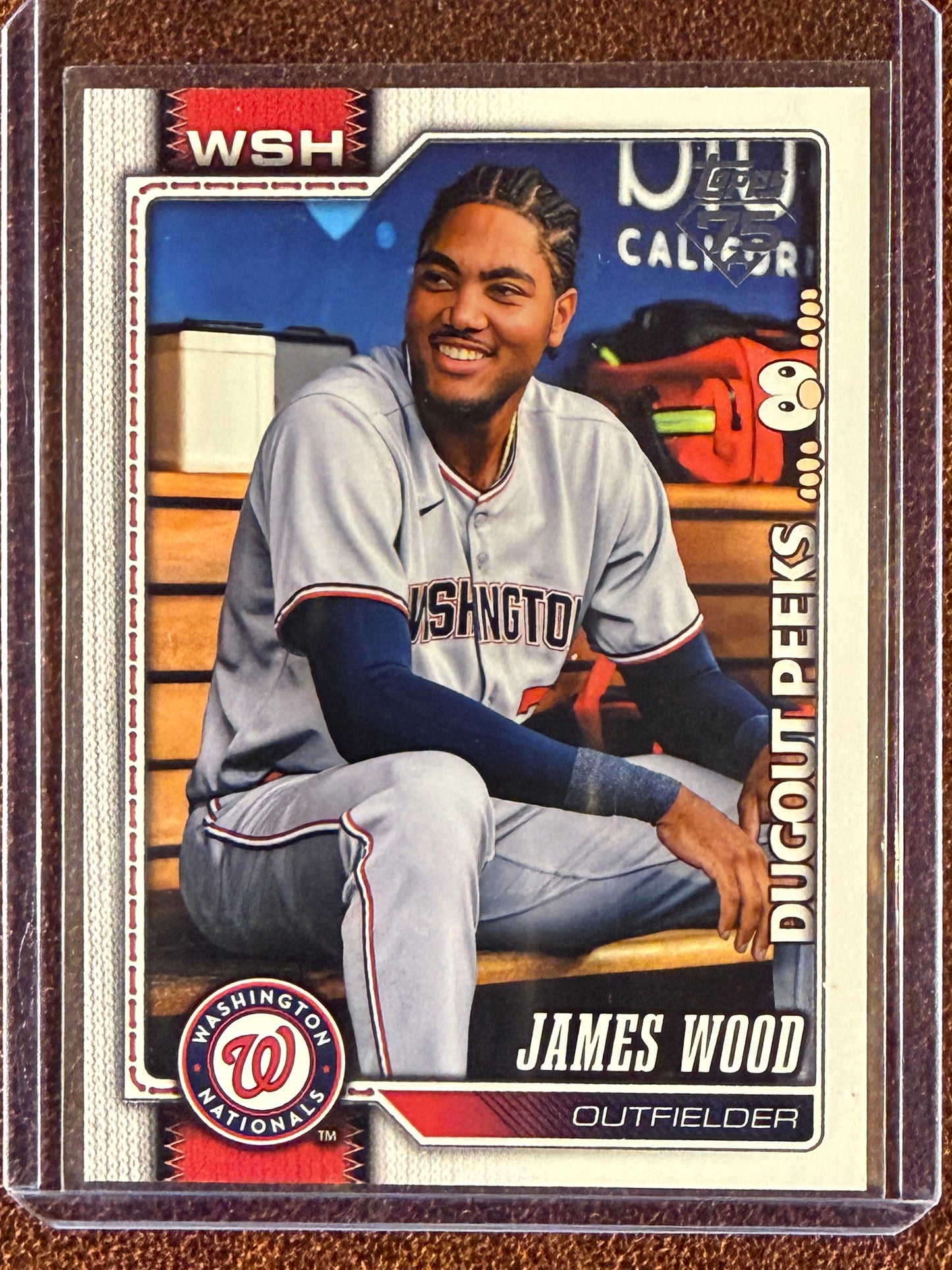 James Wood - 2026 Topps Series 1 - Dugout Peeks SSP - Nationals