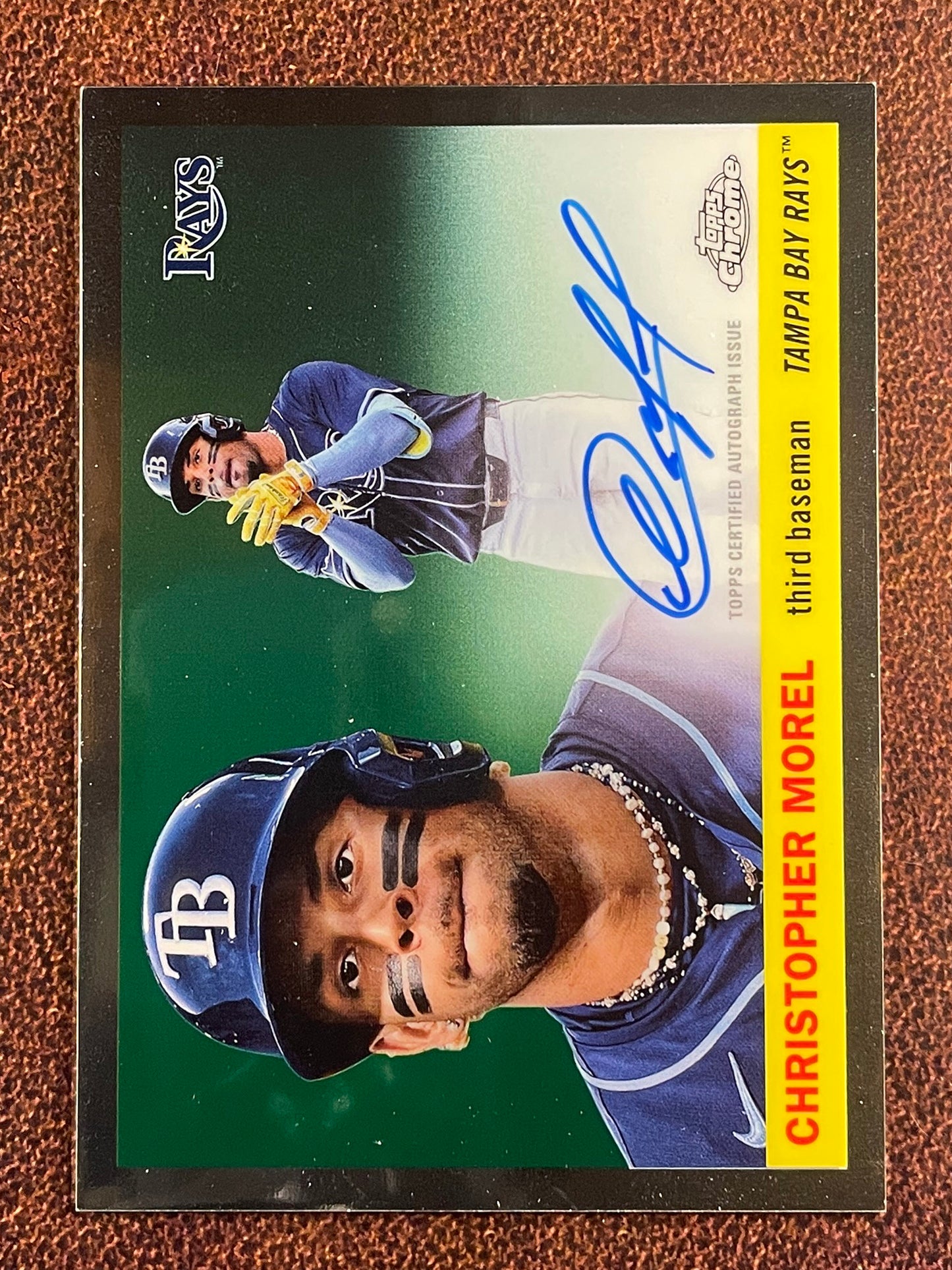Christopher Morel - 2025 Topps Chrome Platinum - AUTO - Rays
