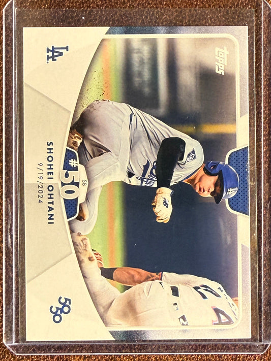 Shohei Ohtani - 2024 Topps 50/50 - SB #50 Base - Dodgers