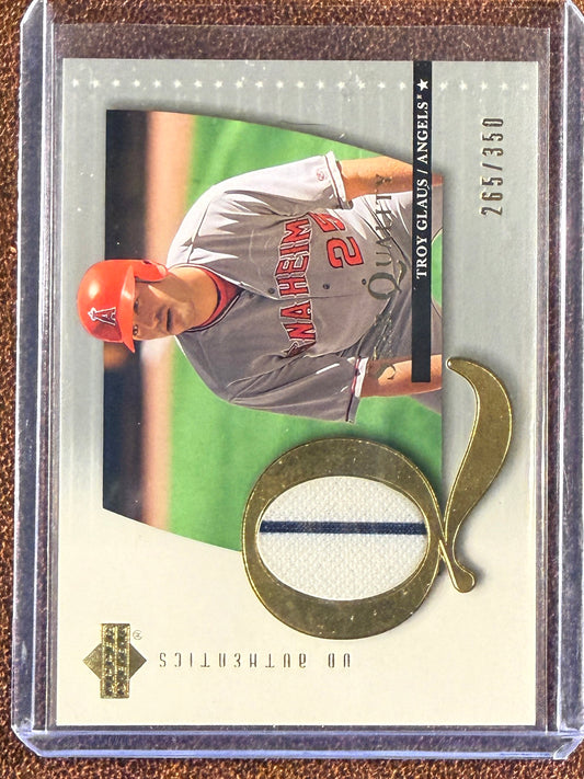 Troy Glaus - 2003 Upper Deck - Star Quality RELIC /350 - Angels