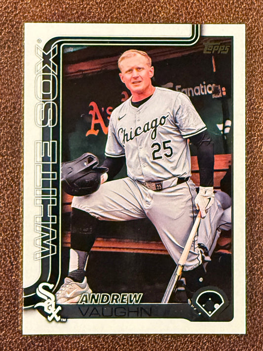 Andrew Vaughn - 2025 Topps Series 1 - Golden Mirror SSP - White Sox
