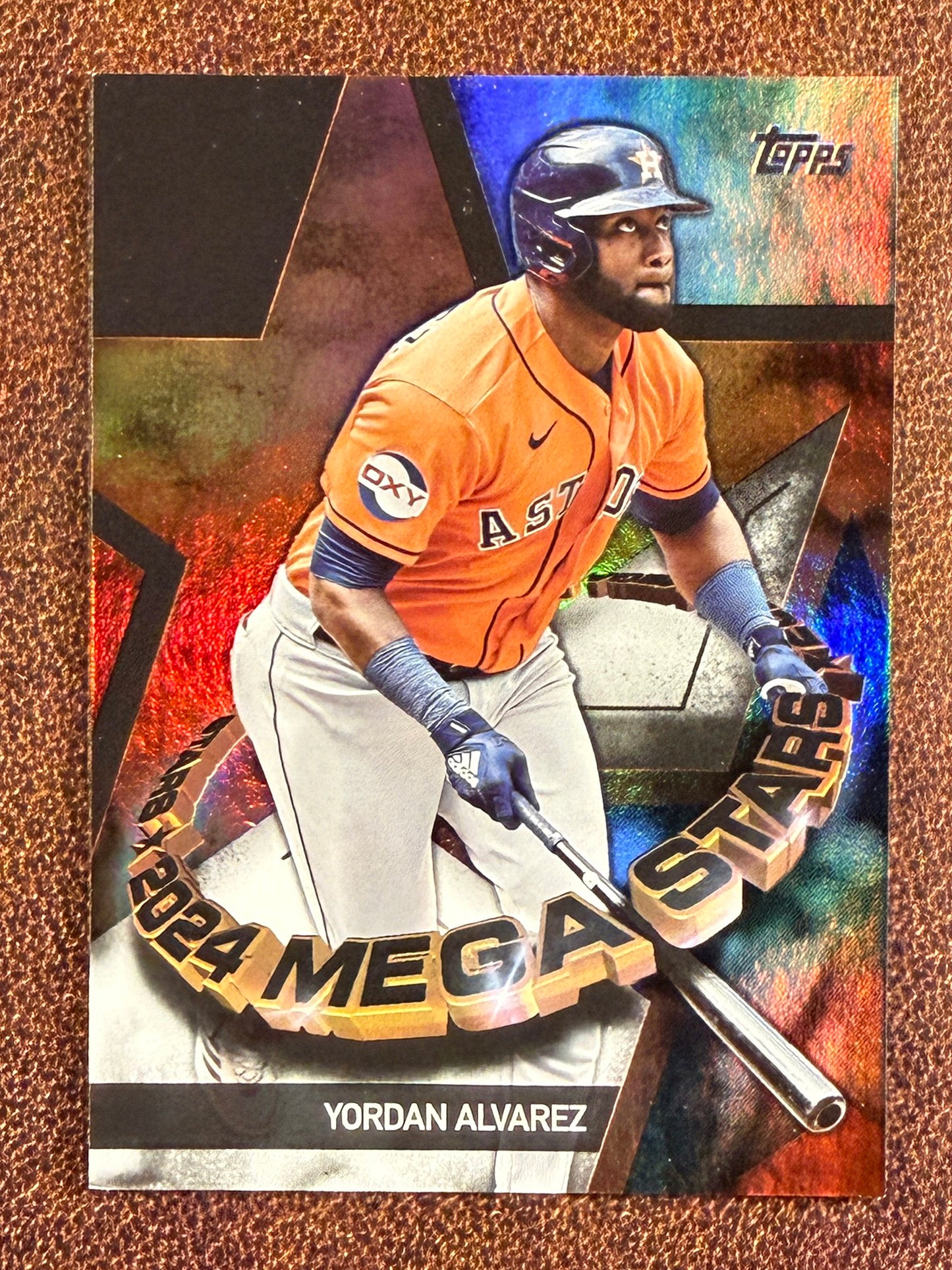 Yordan Alvarez - 2024 Topps Series 1 - Mega Stars - Astros
