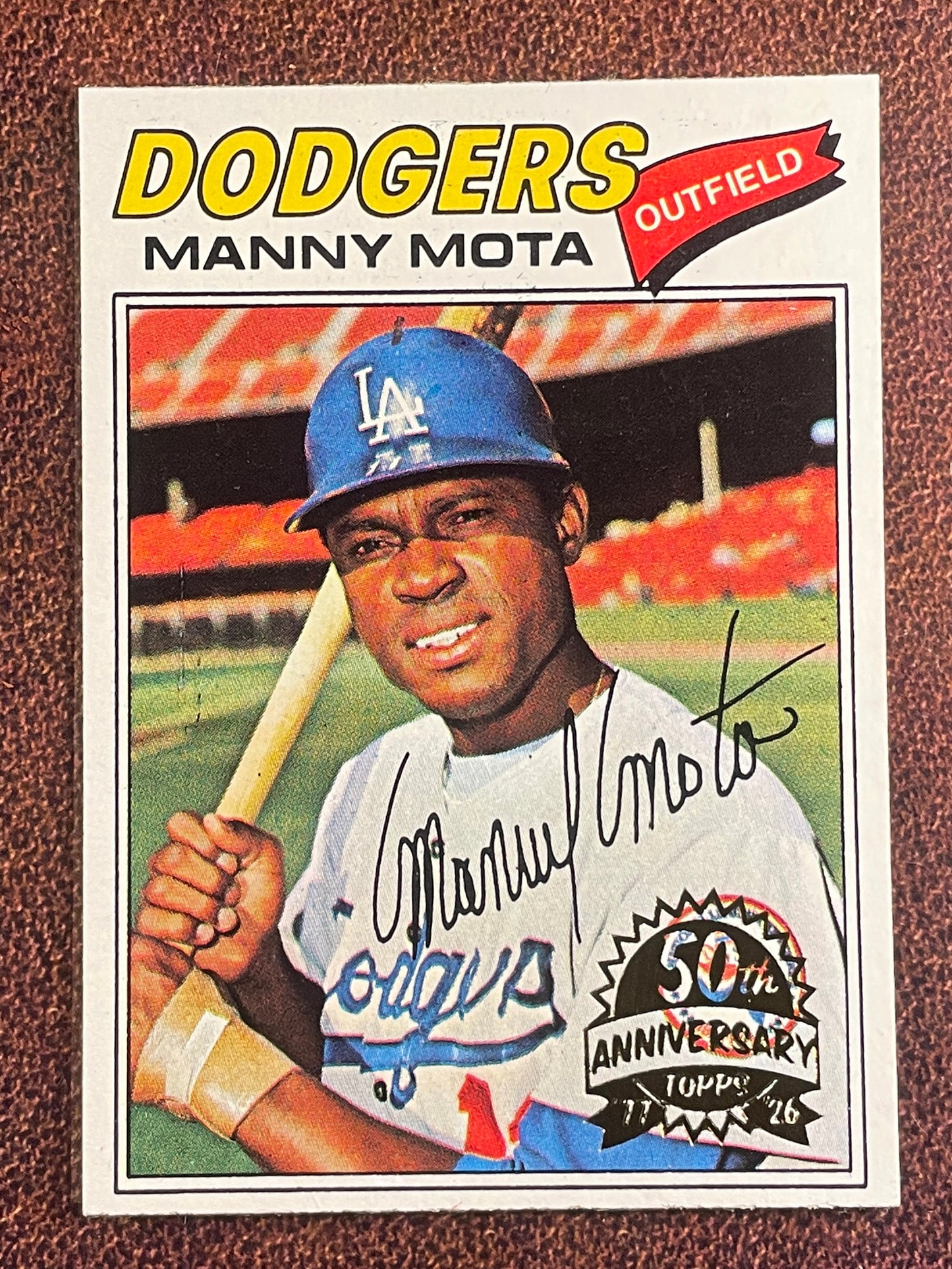 Manny Mota - 2026 Heritage - 1977 Buyback - Dodgers