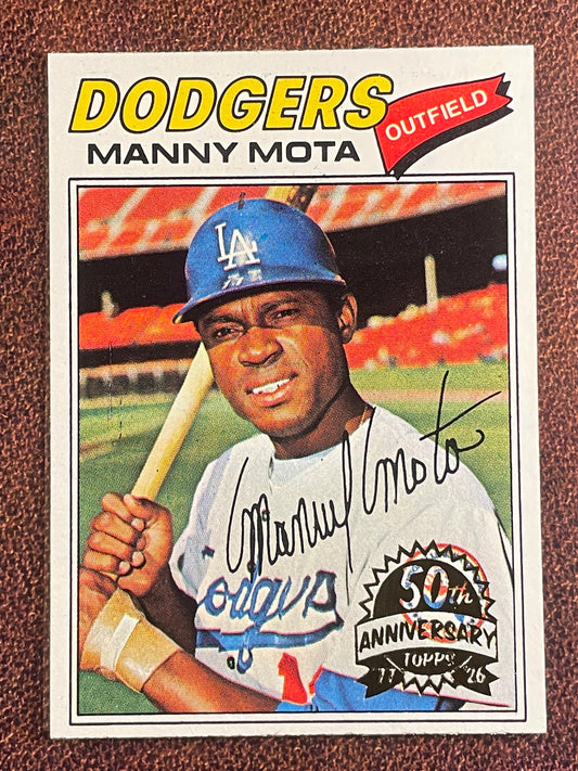 Manny Mota - 2026 Heritage - 1977 Buyback - Dodgers