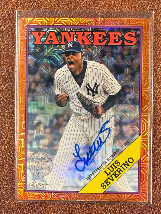 Luis Severino - 2023 Topps Update - Orange Mojo /25 - Yankees
