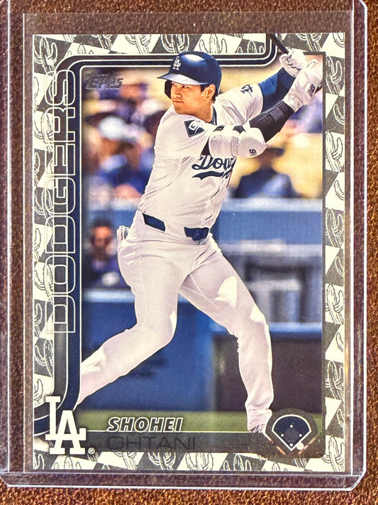 Shohei Ohtani - 2025 Topps Series 1 - Spring Training Cactus Foil - Dodgers