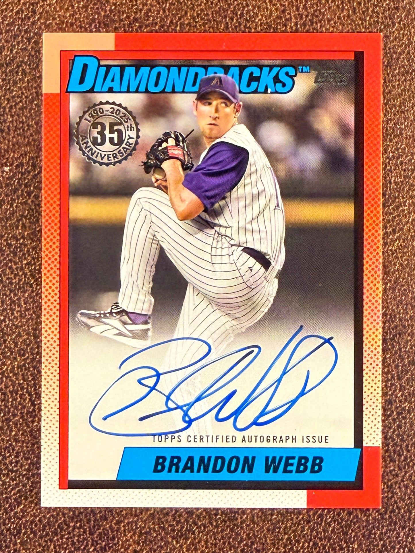 Brandon Webb - 2025 Topps Update - 1990 AUTO - Diamondbacks