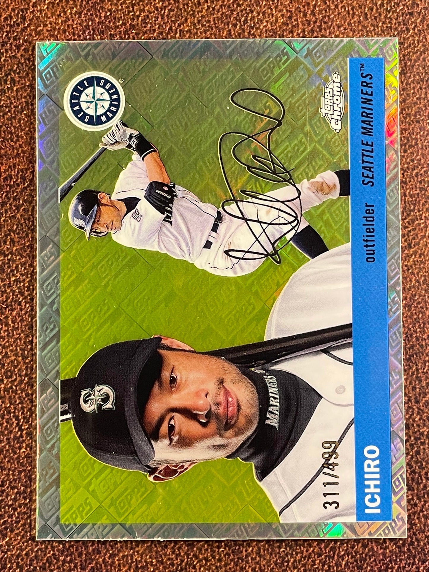 Ichiro - 2025 Topps Chrome Platinum - Topps Logo Refractor /499 - Mariners