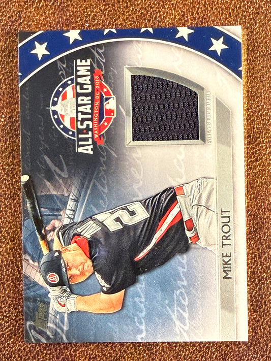 Mike Trout - 2018 Topps Update - All Star Game RELIC - Angels