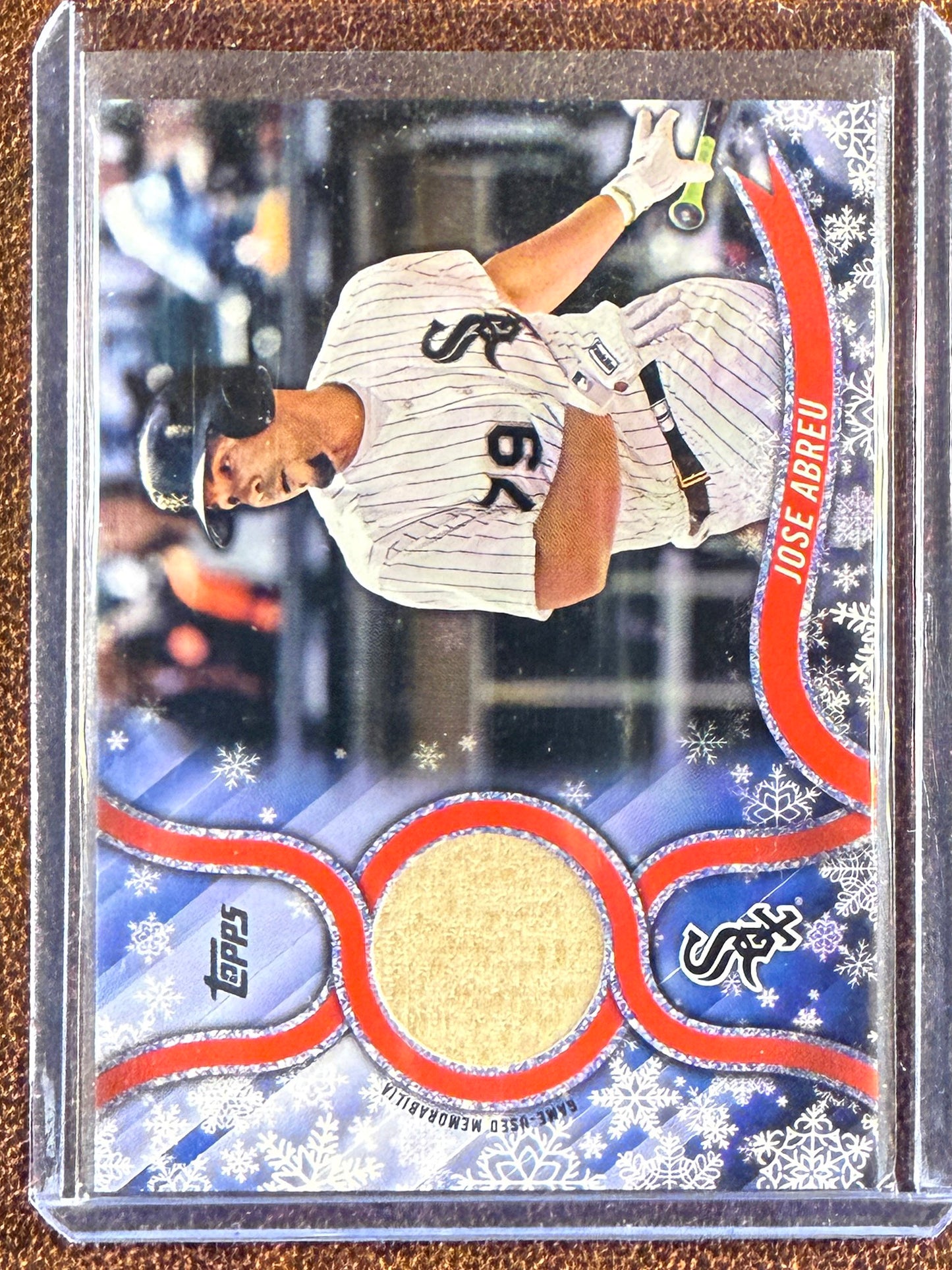 Jose Abreu - 2018 Topps Holiday - RELIC - White Sox