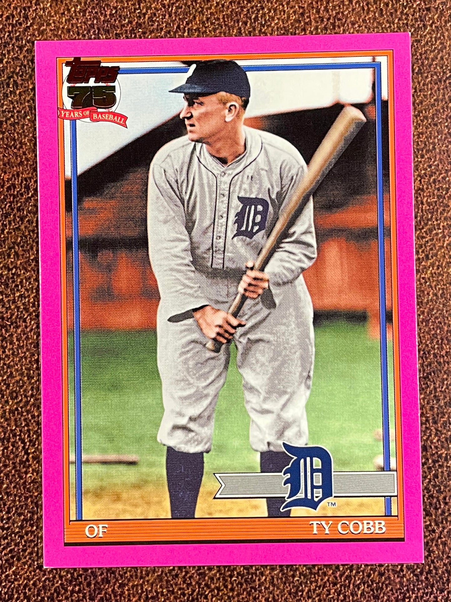 Ty Cobb - 2026 Topps Series 2 - Pink Border - Tigers