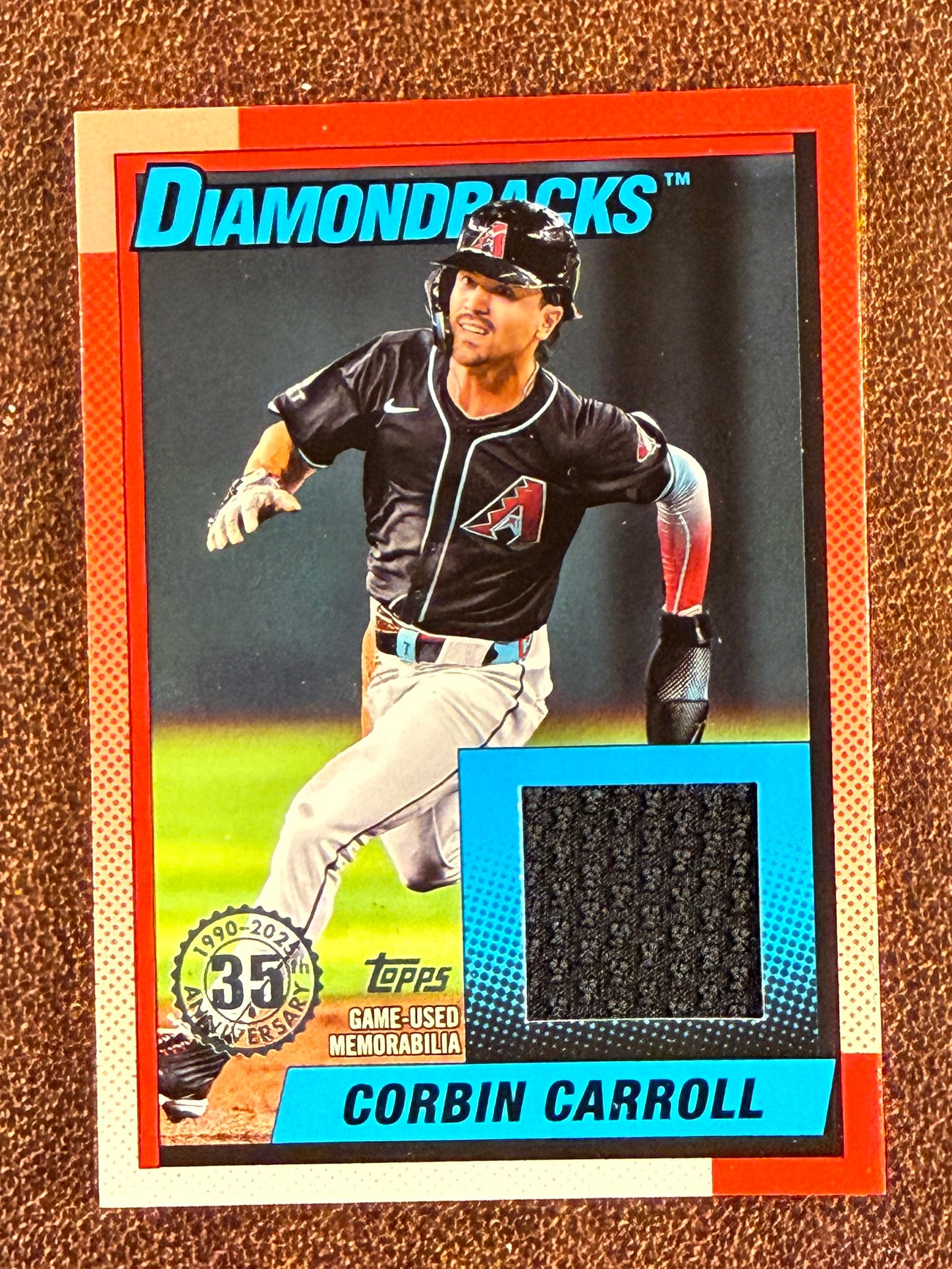 Corbin Carroll - 2025 Topps Series 1 - 1990 RELIC - Diamondbacks