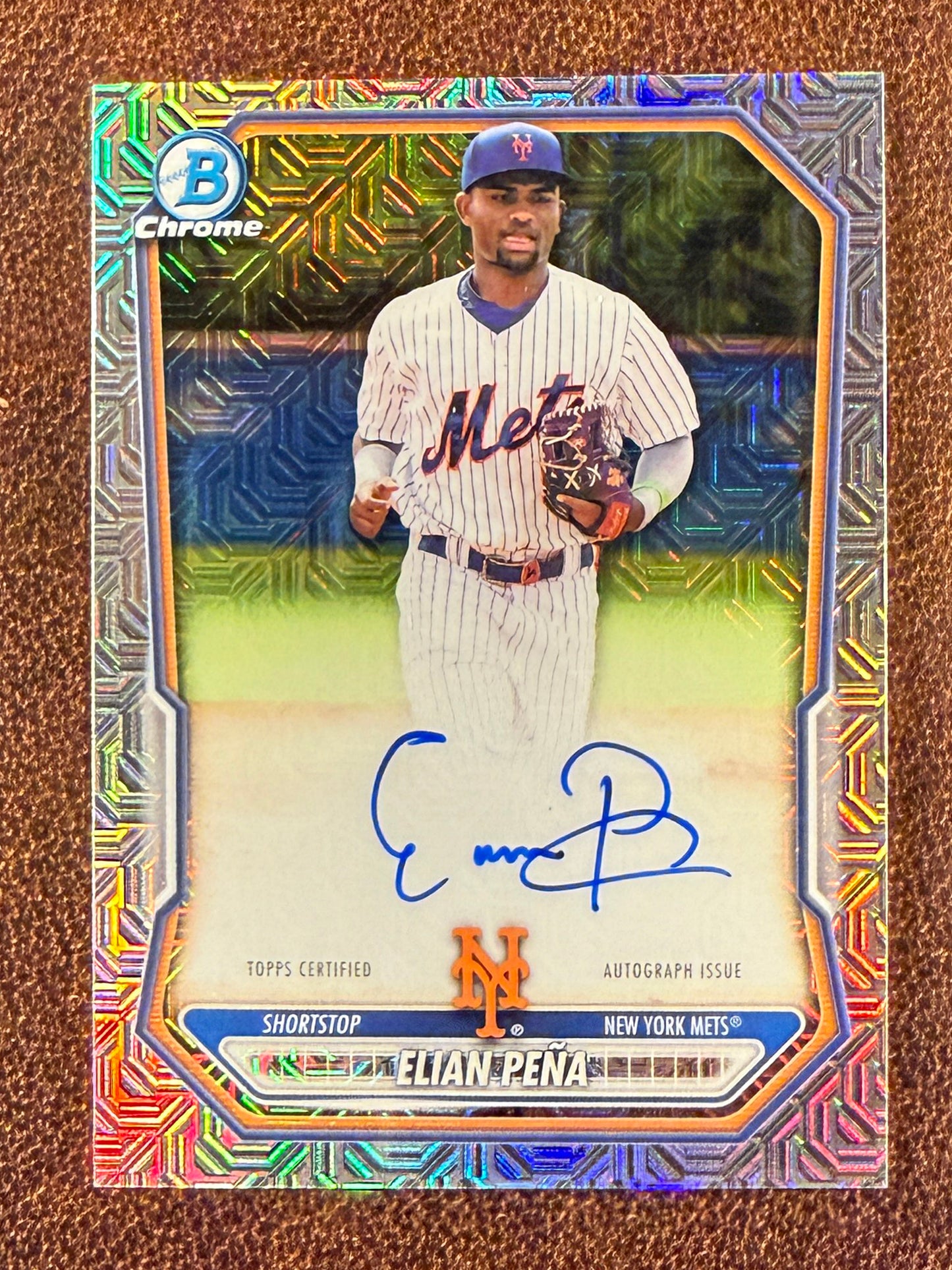 Elian Pena - 2026 Bowman - MOJO AUTO - Mets