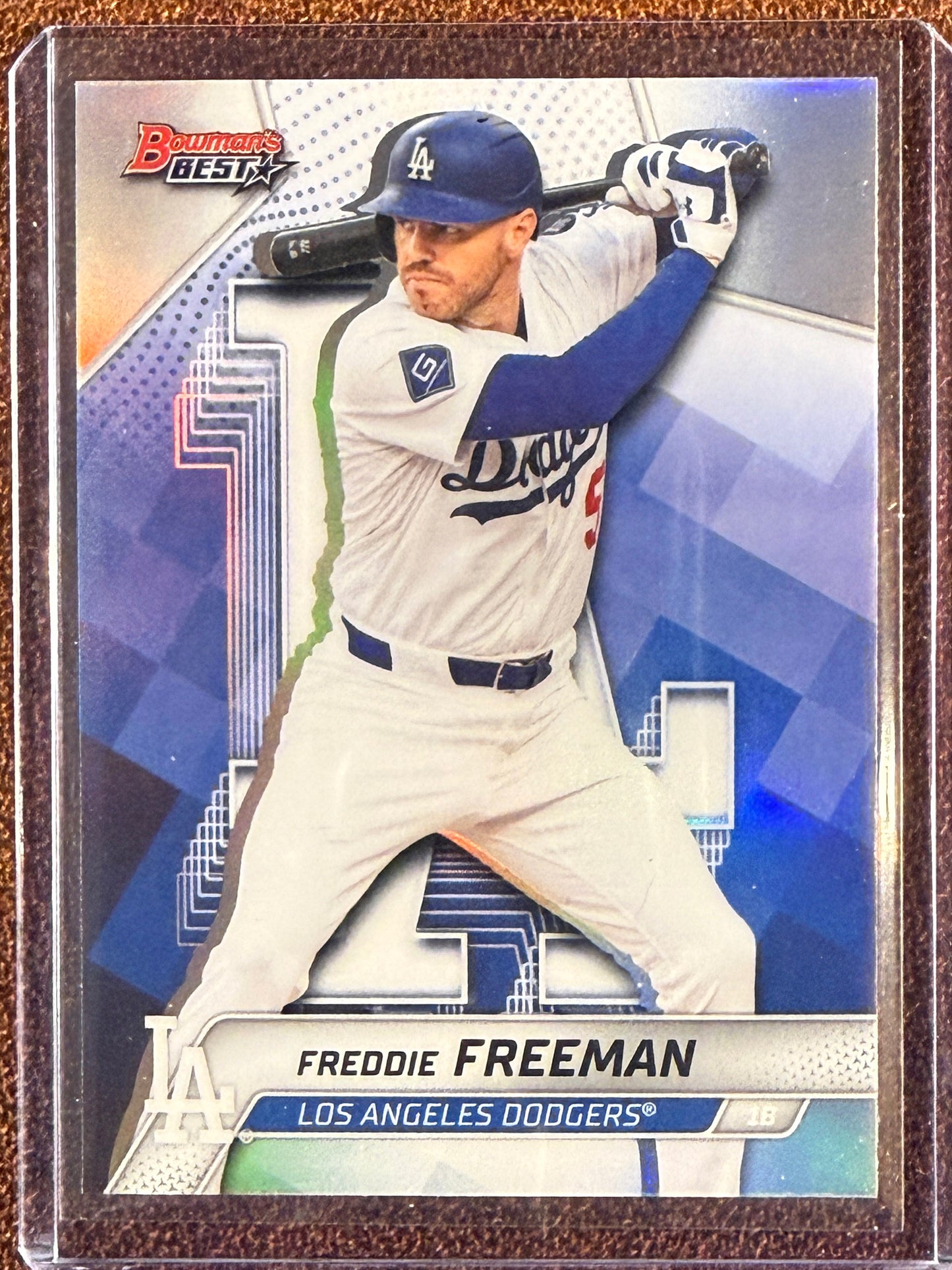 Freddie Freeman - 2025 Bowmans Best - Refractor - Dodgers