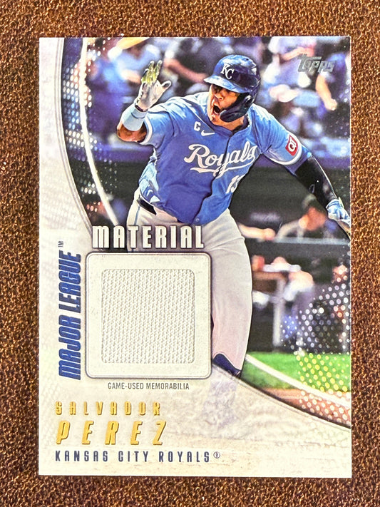 Salvador Perez - 2025 Topps Series 1 - Major League Material RELIC - Royals