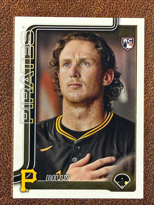 Billy Cook - 2025 Topps Series 2 - Golden Mirror SSP - Pirates