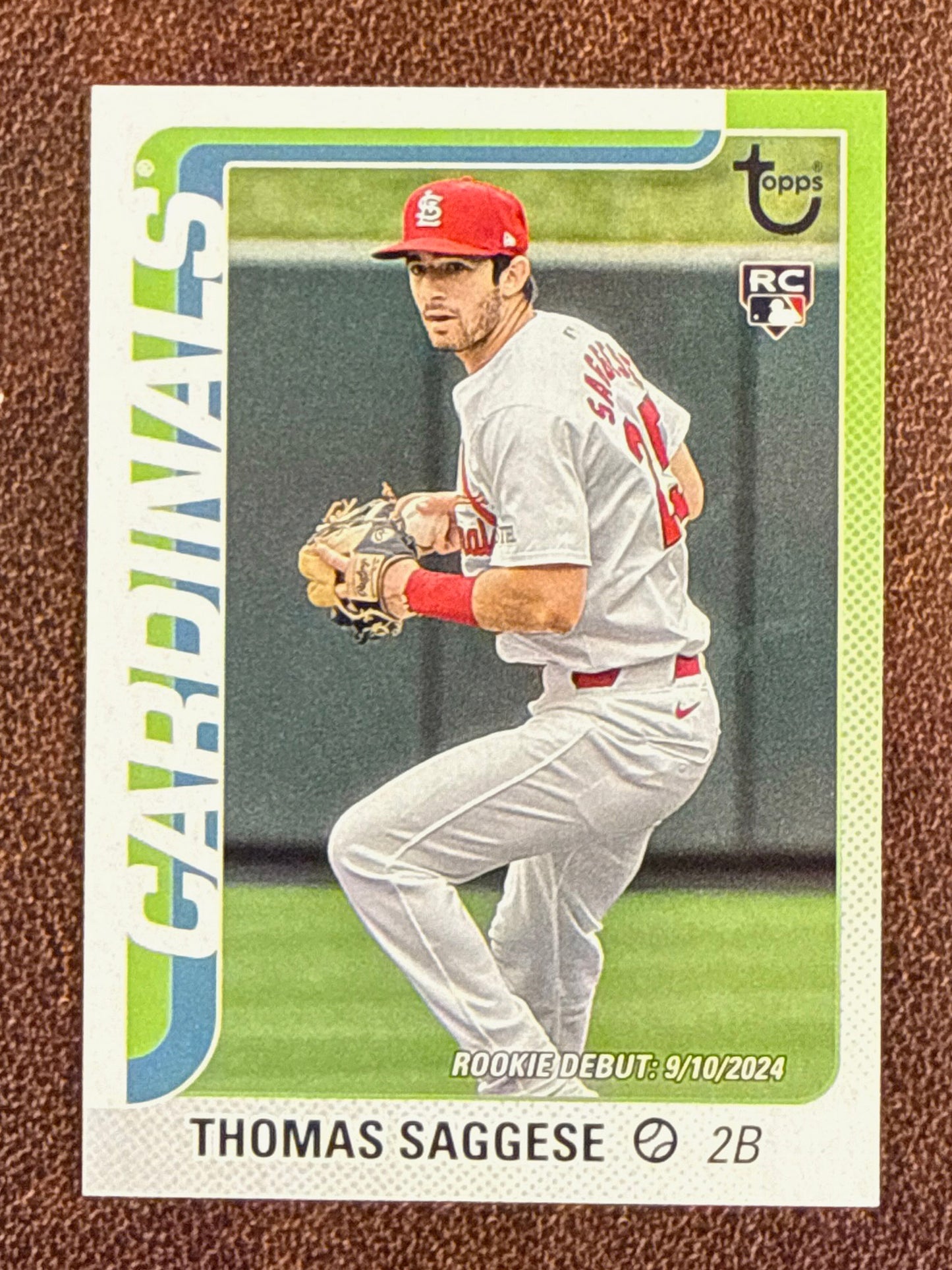 Thomas Saggese - 2025 Topps Update - Vintage Stock /99 - Cardinals