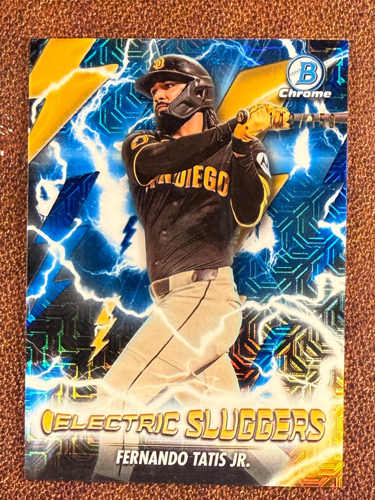 Fernando Tatis Jr. - 2026 Bowman - BLUE Electric Sluggers MOJO /150 - Padres