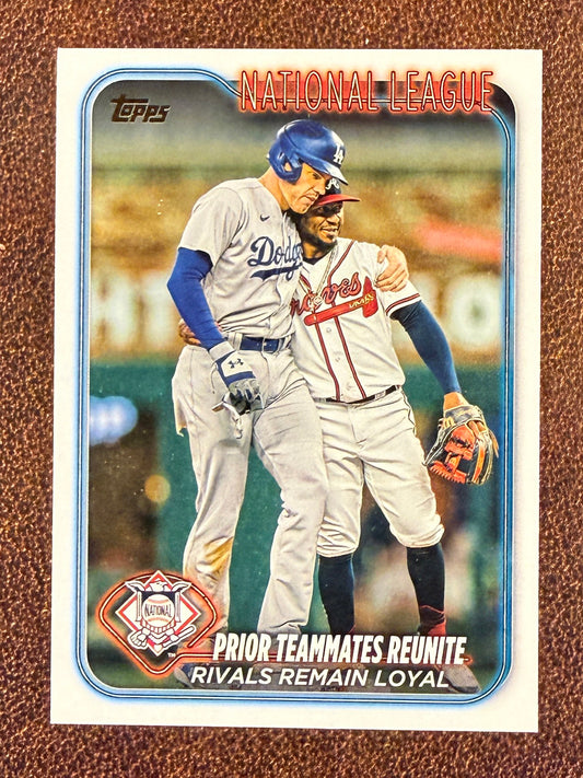 Freddie Freeman/Ozzie Albies - 2024 Topps Series 2 - Golden Mirror SSP - Dodgers