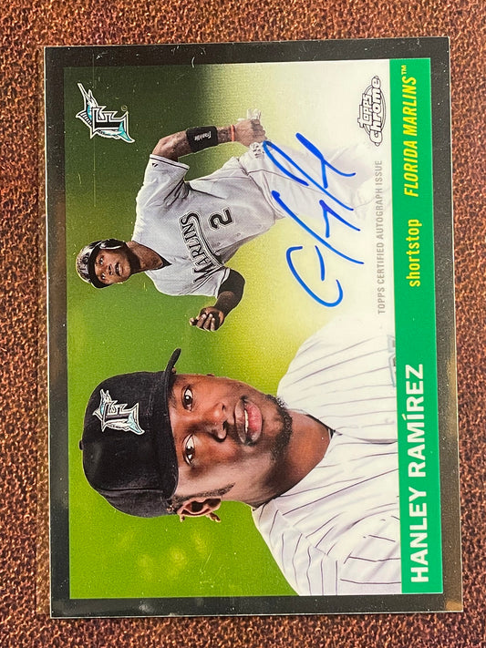 Hanley Ramirez - 2025 Topps Chrome Platinum - AUTO - Marlins
