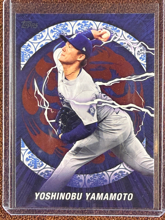 Yoshinobu Yamamoto - 2025 Topps Series 1 - World Tour Domination - Dodgers