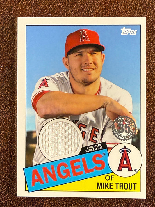 Mike Trout - 2020 Topps Series 1 - 1985 RELIC - Angels
