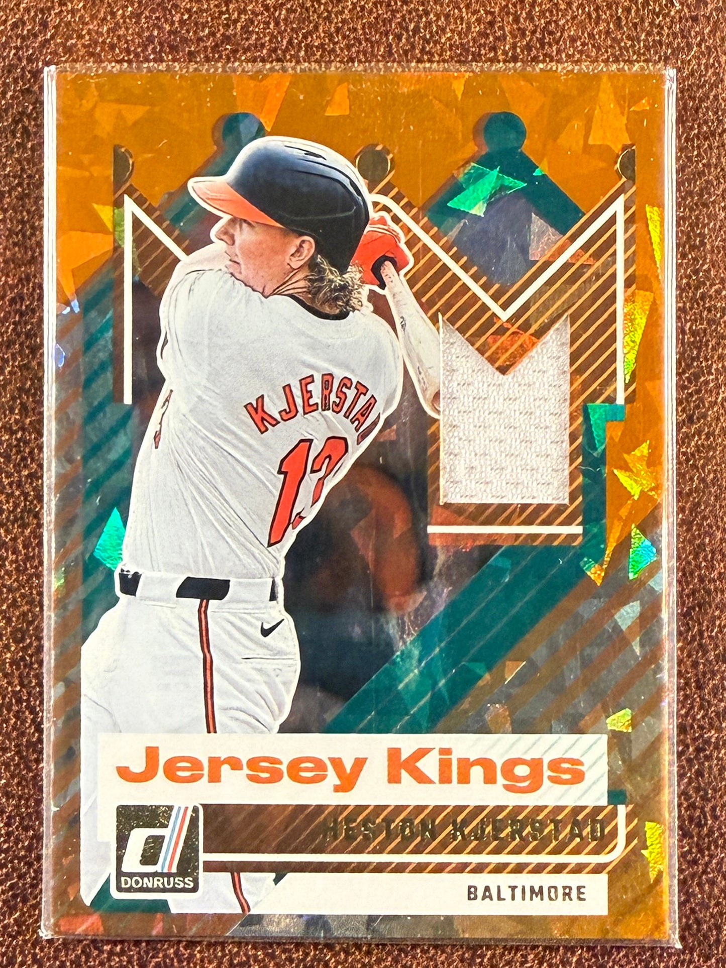 Heston Kjerstad - 2025 Panini Donruss - Jersey Kings Relic - Orioles