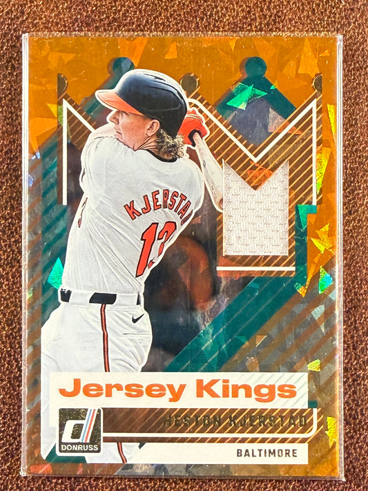 Heston Kjerstad - 2025 Panini Donruss - Jersey Kings Relic - Orioles