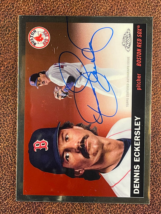 Dennis Eckersley - 2025 Topps Chrome Platinum - AUTO - Red Sox