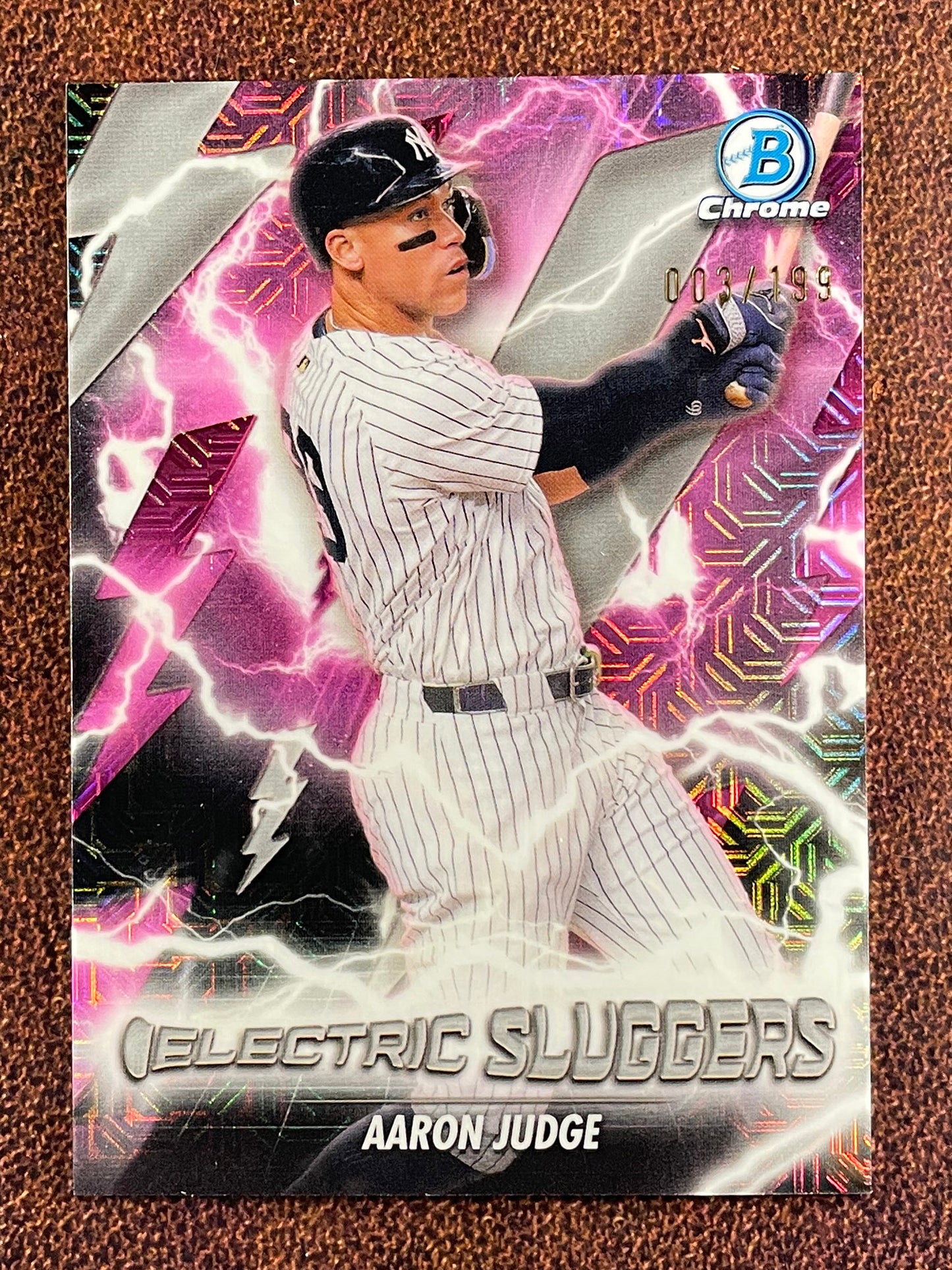 Aaron Judge - 2026 Bowman - PINK Electric Sluggers MOJO /199 - Yankees