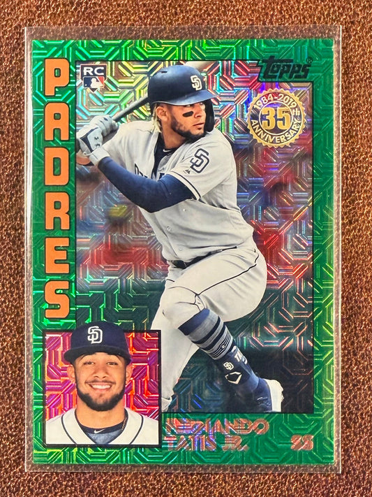 Fernando Tatis Jr. - 2019 Topps Update - Rookie Green Mojo /99 - Padres