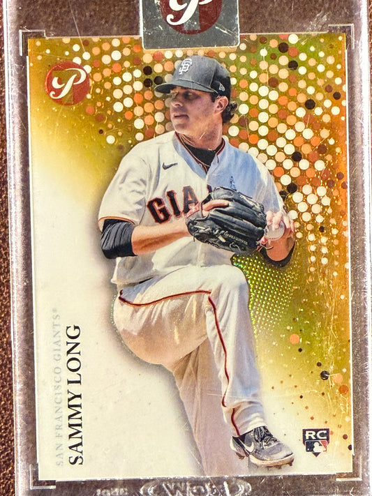 Sammy Long - 2022 Topps Pristine - Rookie GOLD /50 - Giants