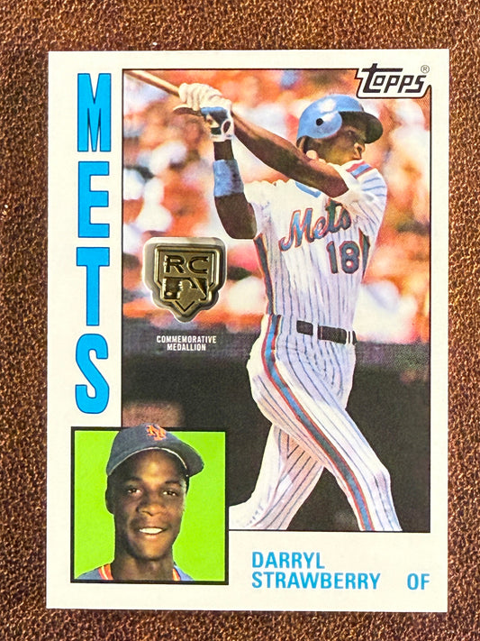 Darryl Strawberry - 2020 Topps Series 1 - Retrospective RC Logo Medallion - Mets