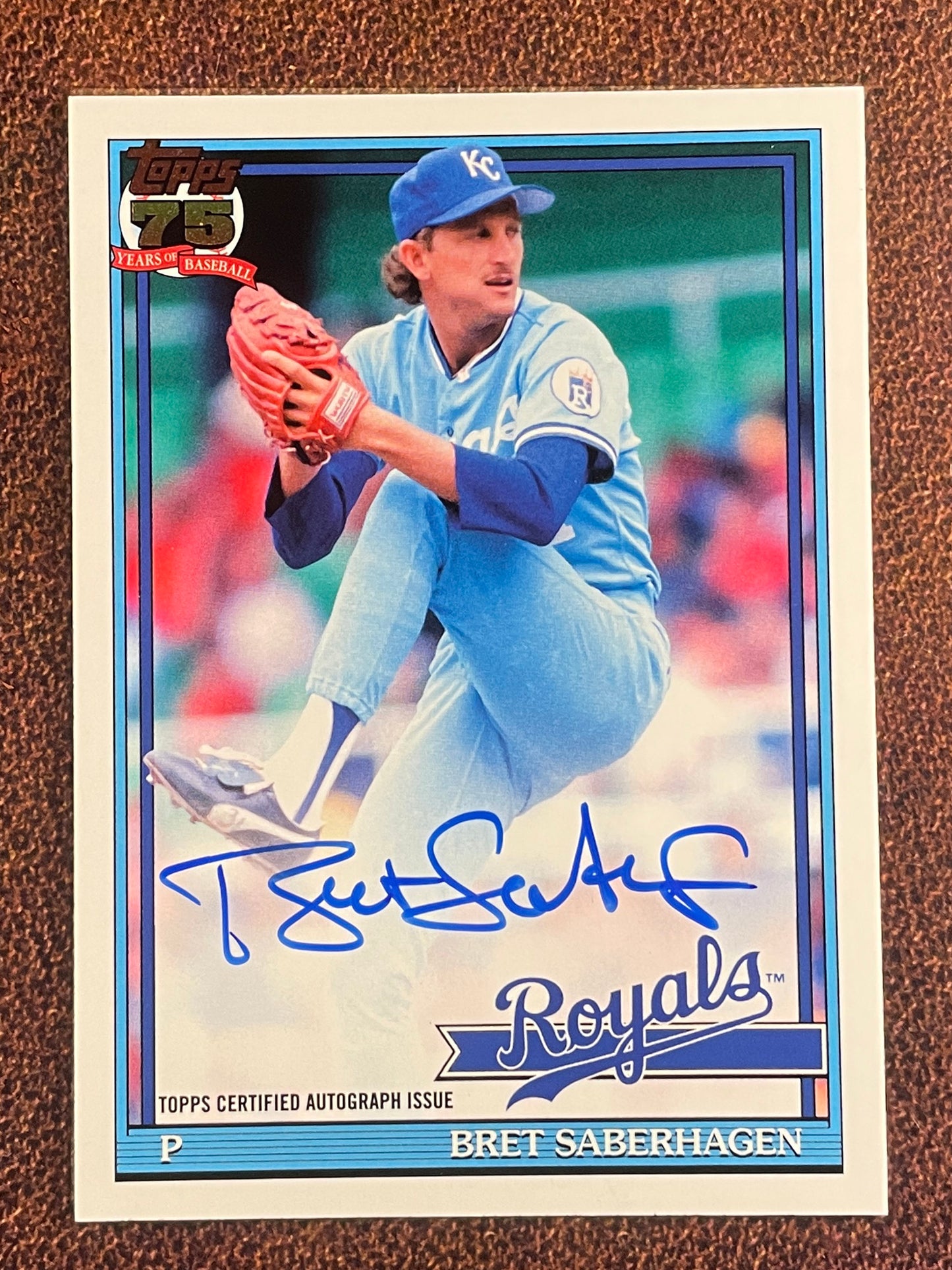 Bret Saberhagen - 2026 Topps Series 2 - 1991 AUTO - Royals