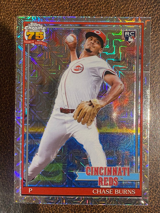 Chase Burns - 2026 Topps Series 1 - Mojo Refractor - Reds