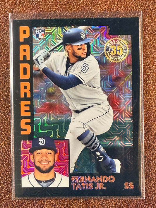 Fernando Tatis Jr. - 2019 Topps Update - Rookie Black Mojo /199 - Padres