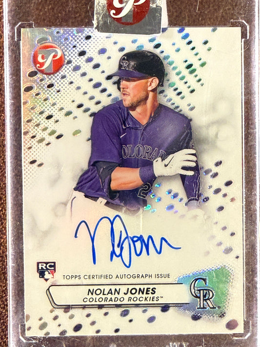 Nolan Jones - 2023 Topps Pristine - Rookie AUTO - Rockies