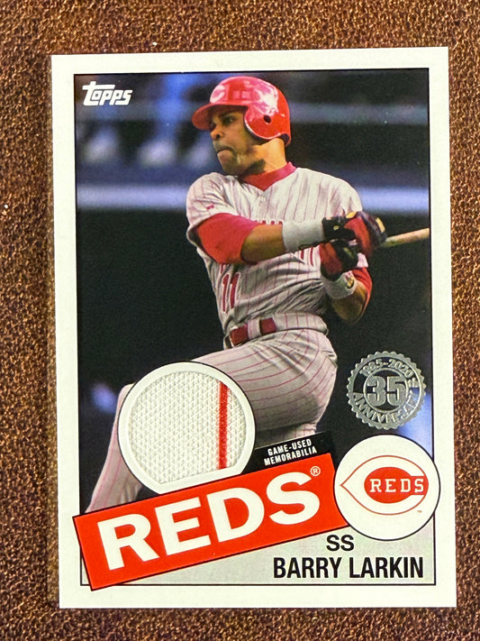 Barry Larkin - 2020 Topps Series 1 - 1985 RELIC - Reds