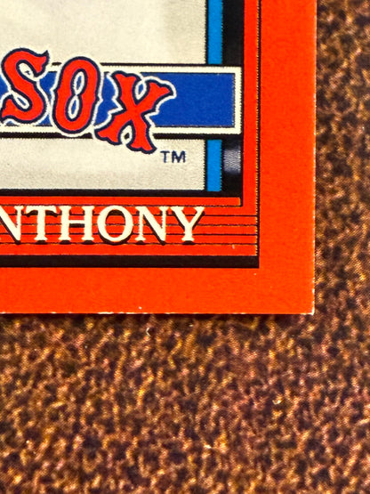 Roman Anthony - 2026 Topps Series 1 - RED 1991 Rookie AUTO 1/5 (*See pictures for condition issues*) - Red Sox