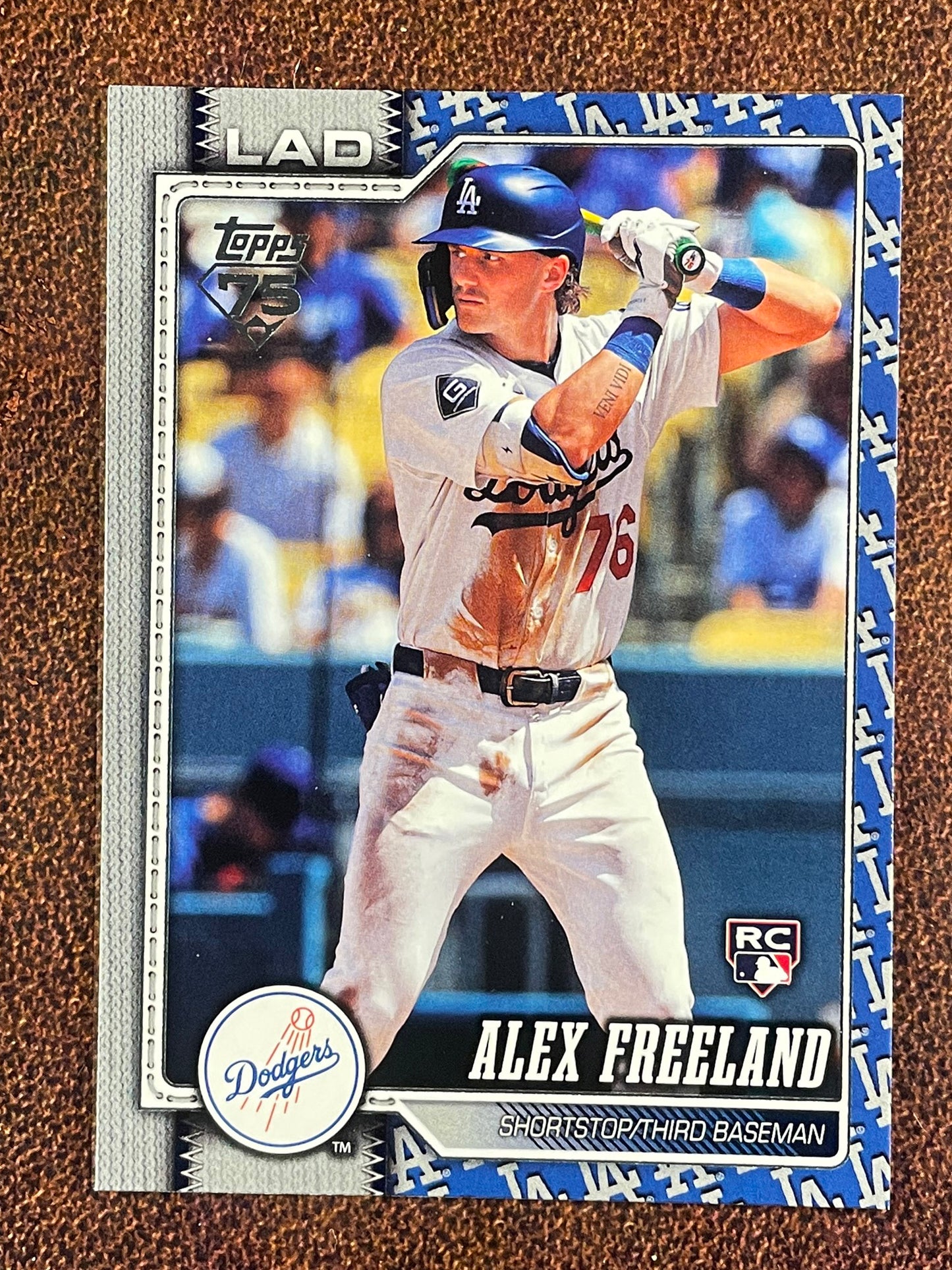 Alex Freeland - 2026 Topps Series 1 - Team Border - Dodgers