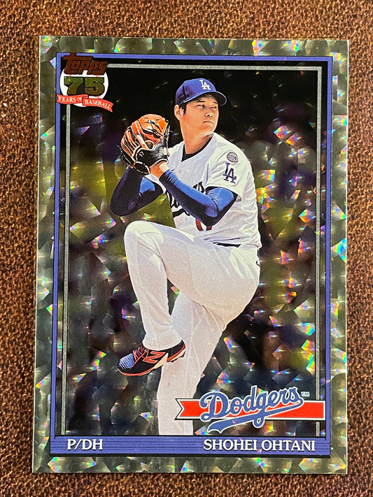 Shohei Ohtani - 2026 Topps Series 1 - 1991 Crackle Foilboard - Dodgers