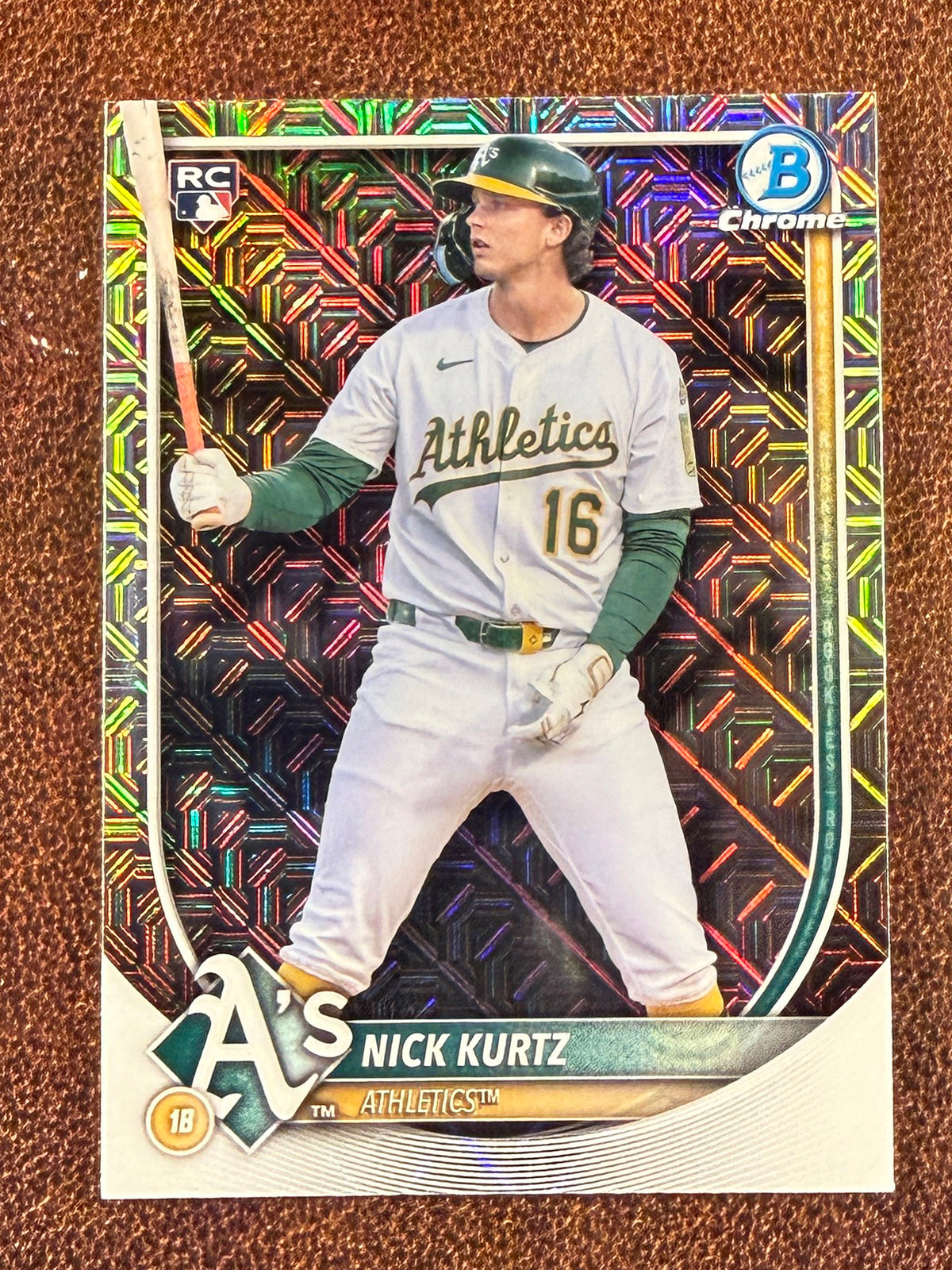 Nick Kurtz - 2025 Bowman - Rookie MOJO - Athletics