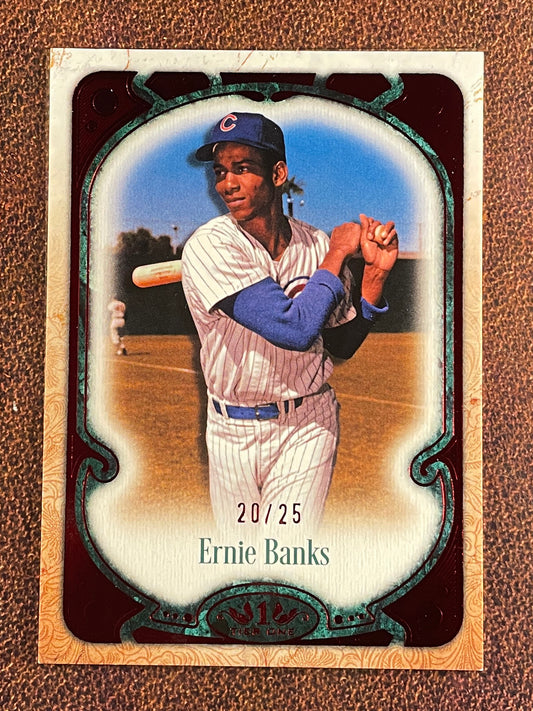 Ernie Banks - 2026 Topps Tier One - RED Foil /25 - Cubs